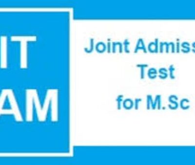 Joint Admission Test for Masters (JAM) 2021